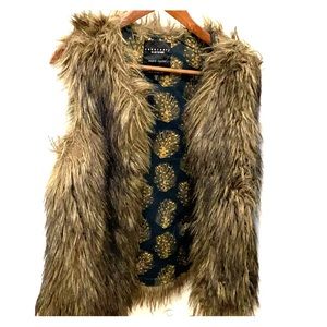 Sanctuary faux fur vest